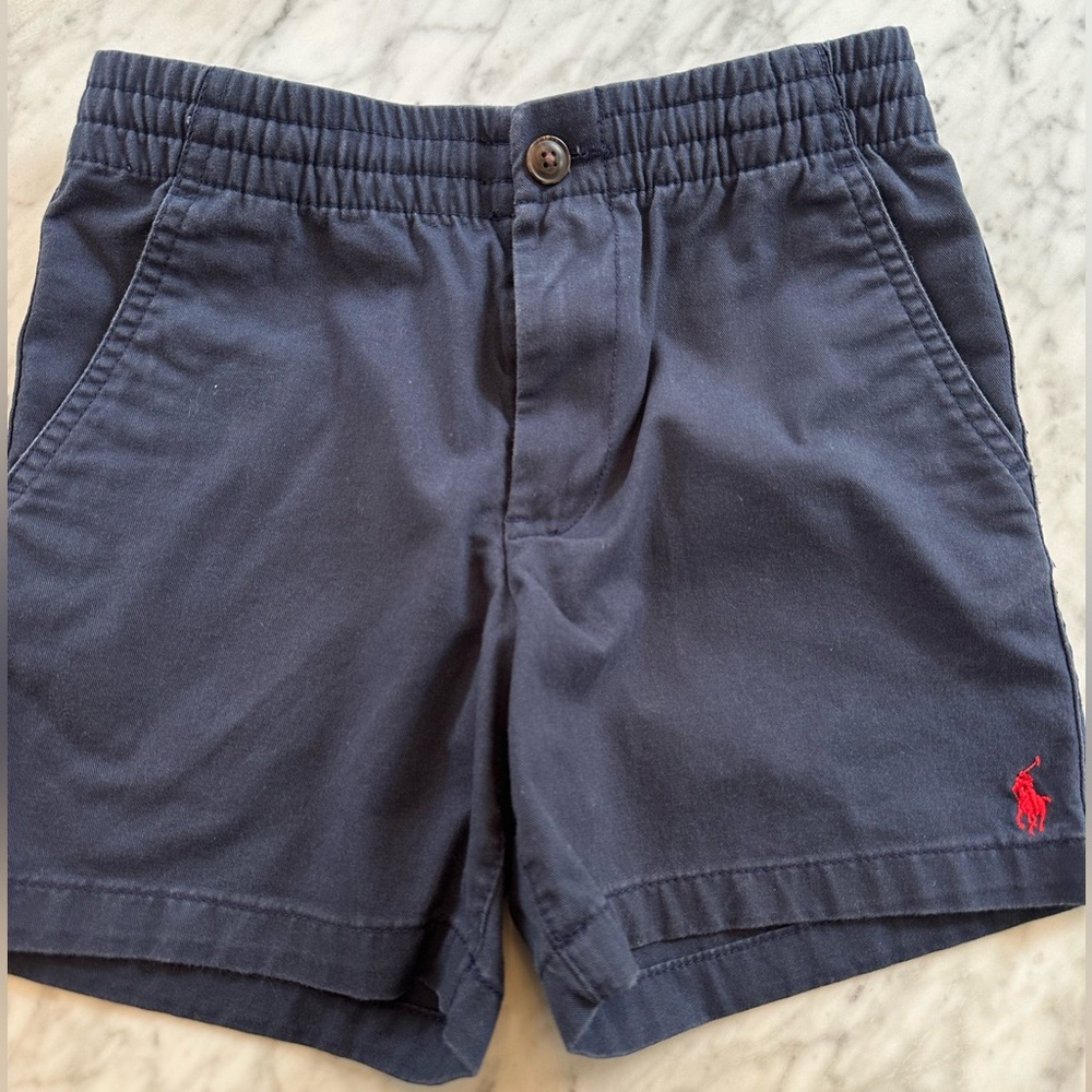Polo by Ralph Lauren Navy Drawstring Shorts